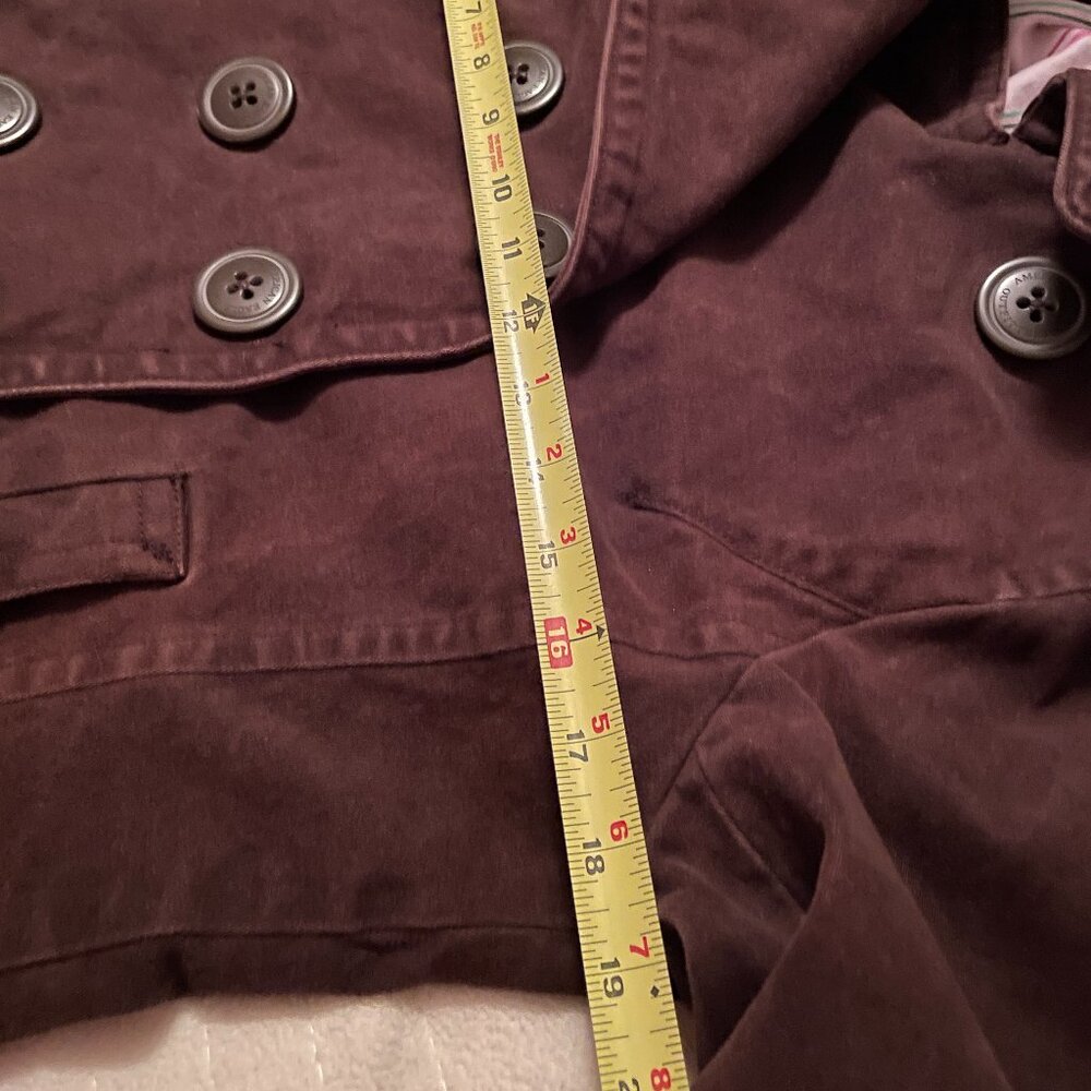 Rare VTG American Eagle Tailored Fit Chocolate Button Up Cotton Jacket / Shacket - Picture 16 of 16